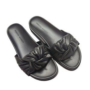 Rebecca Minkoff Black Valeraine Slides Sandal Black Size 5